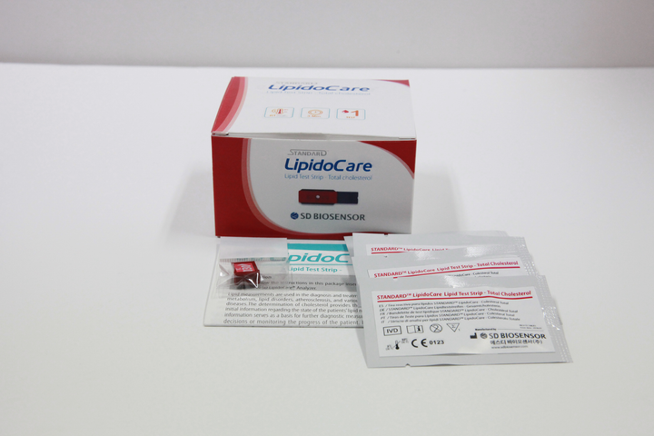 Тест-смужки SD BIOSENSOR на загальний холестерин LipidoCare 25 шт. (02LS20B) - зображення 2