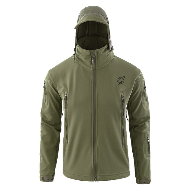 Тактична куртка Eagle Soft Shell JA-03 з флісом Olive Green M - зображення 2