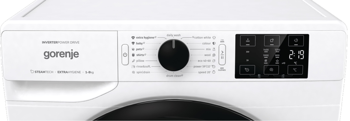 Пральна машина автоматична Gorenje WNEI 84 BS (PS22/24140) (6743777) Б/У - Фото 3 Пральна машина автоматична Gorenje WNEI 84 BS (PS22/24140) (6743777) Б/У - зображення 3