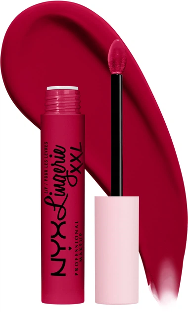 Szminka w płynie z aplikatorem NYX Professional Makeup Lip Lingerie XXL 21 Stamina 4 ml (0800897004125) - Zdjęcie 3 Szminka w płynie z aplikatorem NYX Professional Makeup Lip Lingerie XXL 21 Stamina 4 ml (0800897004125) - obraz 3