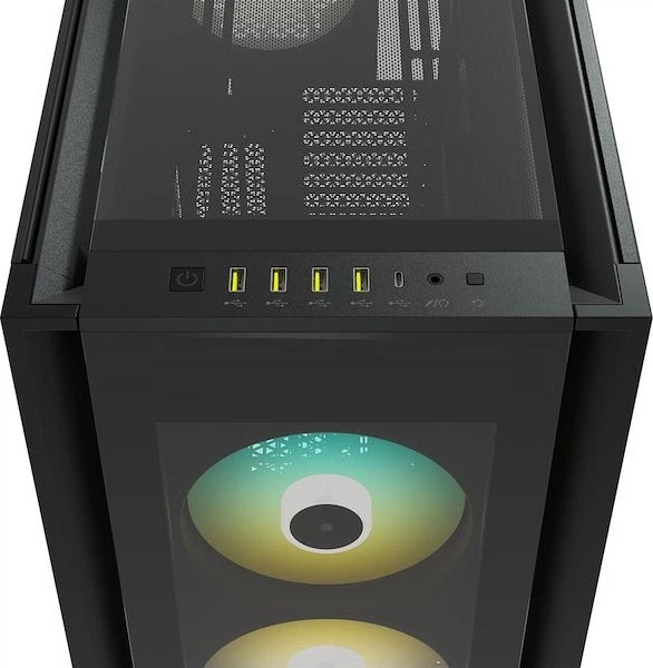 Obudowa iCUE 7000X RGB Tempered Glass Czarne (CC-9011226-WW) - obraz 5
