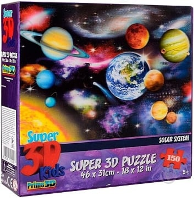 SOLAR SYSTEM Prime 3D Puzzle 150 Pieces 