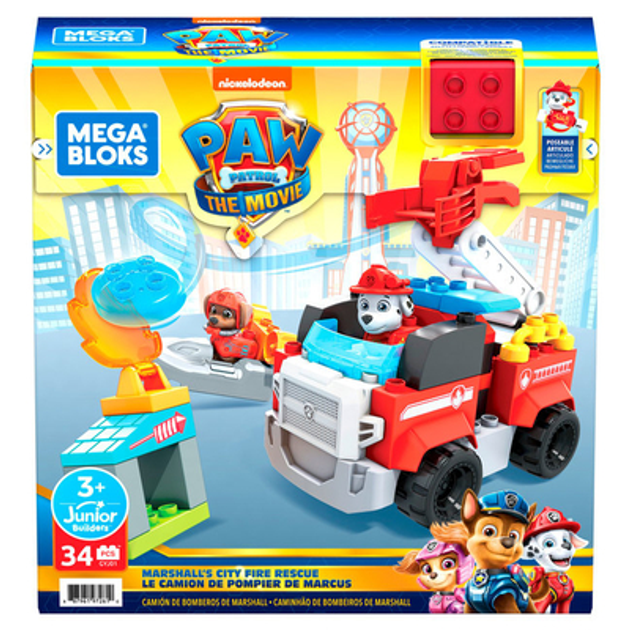 Paw patrol clearance mega bloks truck