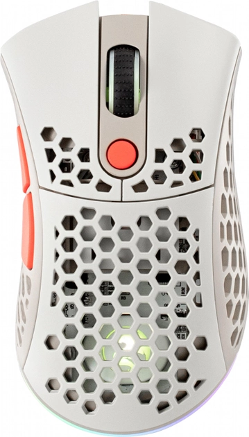 Миша ігрова 2E Gaming HyperSpeed Lite RGB Wireless Retro White (2E-MGHSL-Wl-WT) - зображення 1