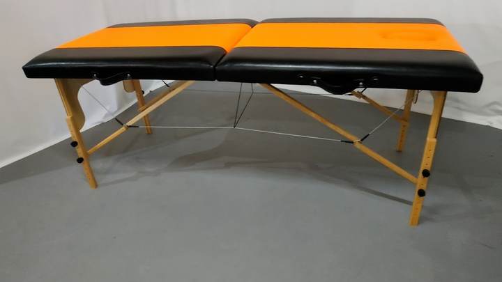 Массажный стол кушетка ROG 2секции ширина 80см с подголовником и ...