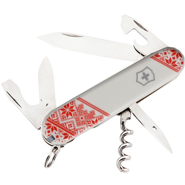 Нож складной, мультитул Victorinox Spartan (91мм, 12 функций), вышиванка 1.3603.7R5 - изображение 1