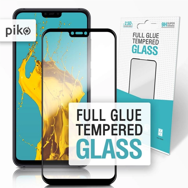 Защитное стекло Piko Full Glue для Xiaomi Mi 8 Lite Black (1283126487965) - изображение 2