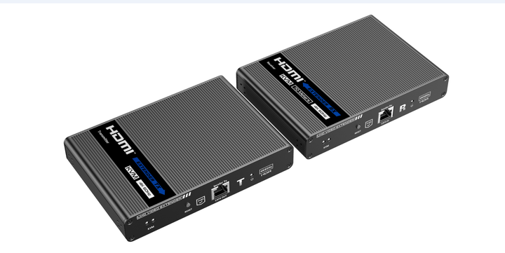 Видео-удлинитель KVM HDMI и USB Lenkeng LKV676KVM 4K@60Гц, HDMI 2.0, CAT5e/6 до 40/70 метров, проходной HDMI (LKV676KVM) - зображення 3