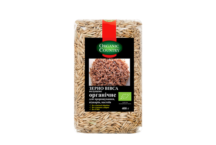 Зерно овса неочищенное Organic Country 400г от продавца: Healthy Sweets ...
