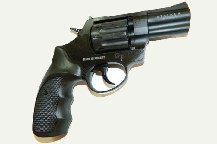 Револьвер под патрон Флобера Stalker 3 "Syntetic" (силуминовый барабан) - зображення 1