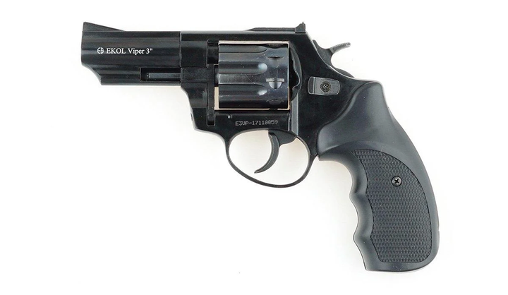 Револьвер под патрон Флобера Ekol Viper 3 Black - изображение 1