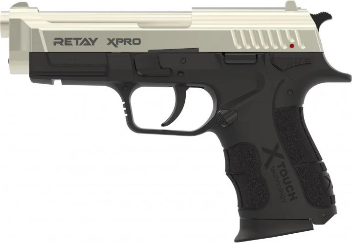 Стартовый (сигнальный) пистолет RETAY Xpro, 9mm Satin + 5 Холостых патронов в ПОДАРОК! - зображення 1