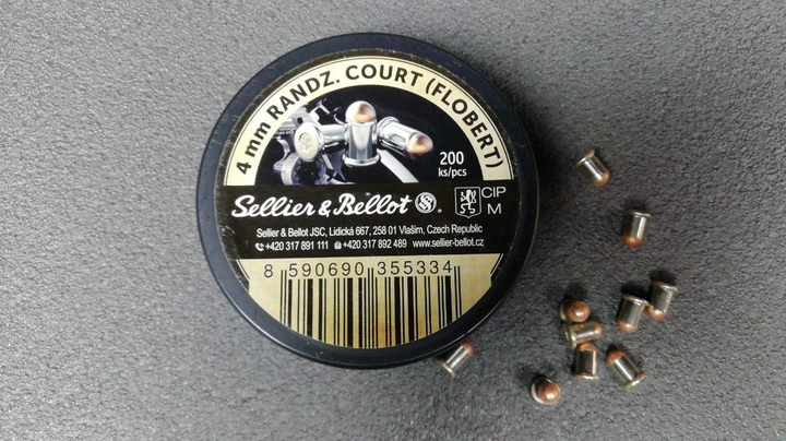 Патрон Флобера Sellier&Bellot 4мм 200 шт (Чехия) - изображение 5