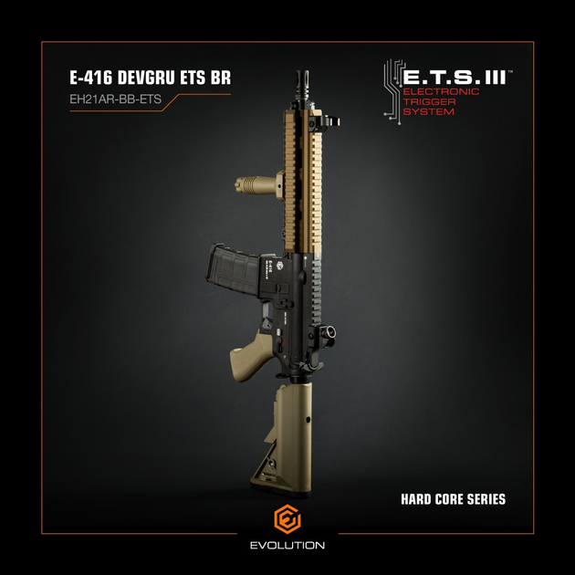 Штурмовая винтовка EVOLUTION HK416 E416 DEVGRU ETS BR - зображення 2