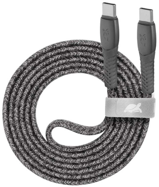 Kabel RIVACASE USB Type-C PS6105 GR12 Szary - obraz 3