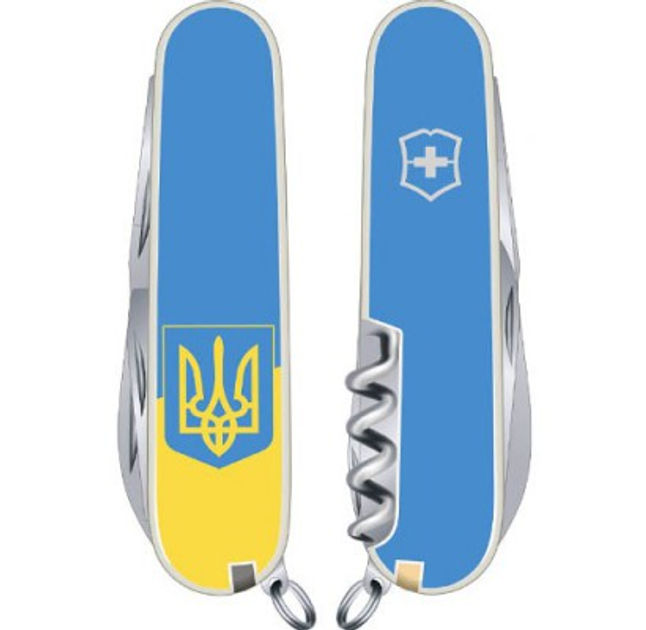 Складной нож Victorinox CLIMBER UKRAINE 1.3703.7R3 - зображення 2