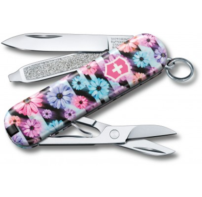 Складной нож Victorinox CLASSIC LE Dynamic Floral 0.6223.L2107 - изображение 2