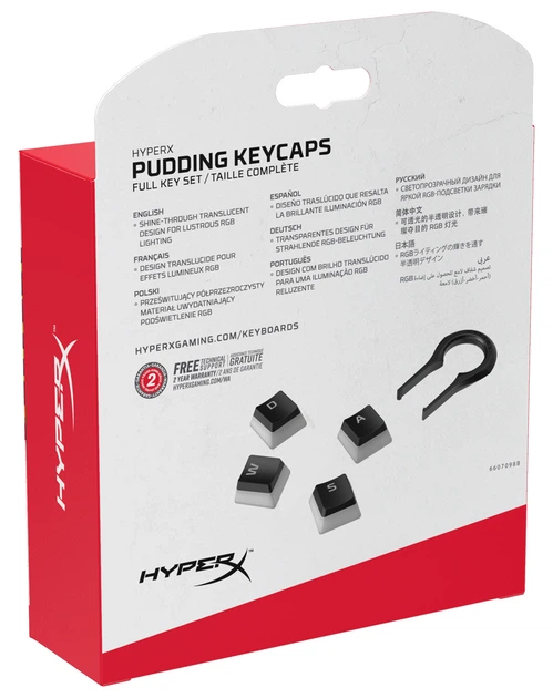 Набор колпачков для механических клавиатур HyperX Pudding Keycaps