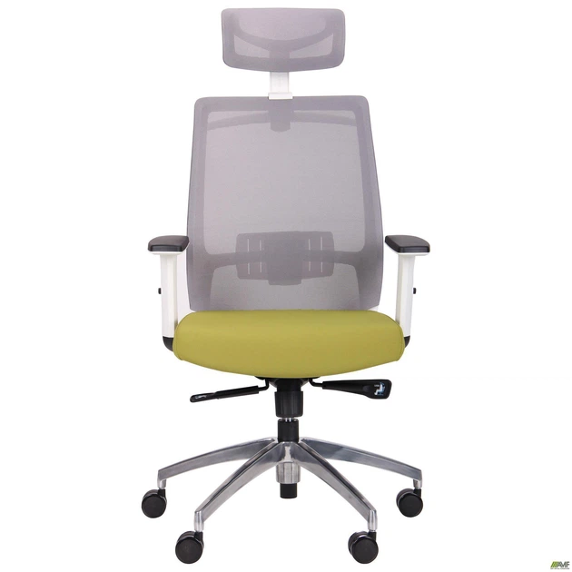 Кресло AMF Install White Alum Grey/Green 544873 - изображение 5