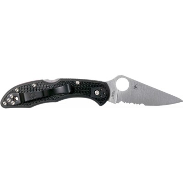 Нож Spyderco Delica 4 Lightweight Thin Red Line (C11FPSBKRD) - изображение 2