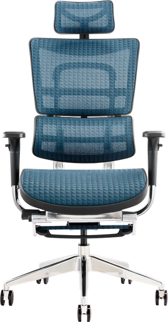 Офисное эргономичное кресло GT Racer X-802L Blue (W-85) - Фото 9 Офисное эргономичное кресло GT Racer X-802L Blue (W-85) - изображение 9