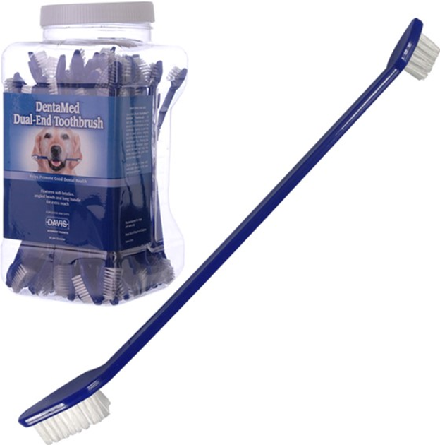 Зубная щетка Davis Dentamed Dual-End Toothbrush для собак и котов ...