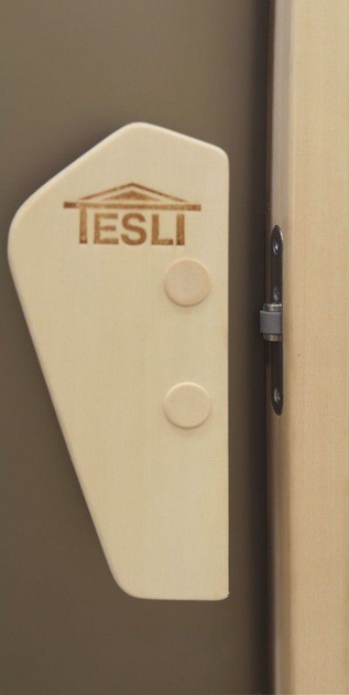 Скляні двері для лазні та сауни Tesli Sateen RS 800х2050 мм загартоване скло матова бронза - зображення 4