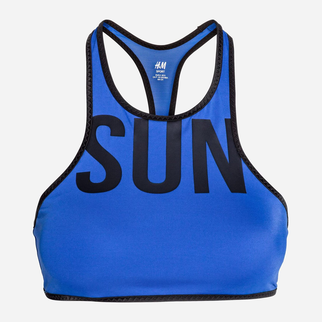 Спортивный топ H&M XAZ103764CHOG L Синий (DD8000002691987) 