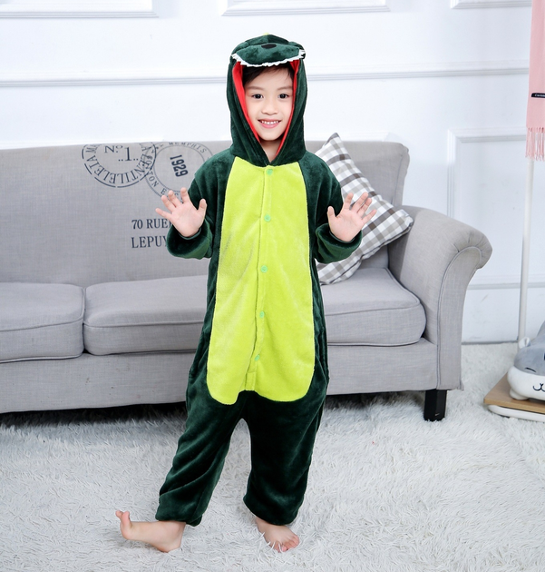 Пижама Кигуруми Слип Для Мальчиков Kigurumi Крокодил Динозавр Дракон ...