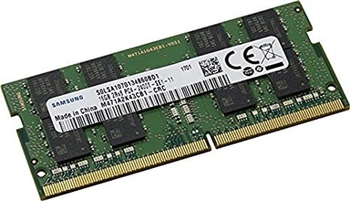Оперативная память Samsung 16 GB SO-DIMM DDR4 2400 MHz (M471A2K43CB1 ...
