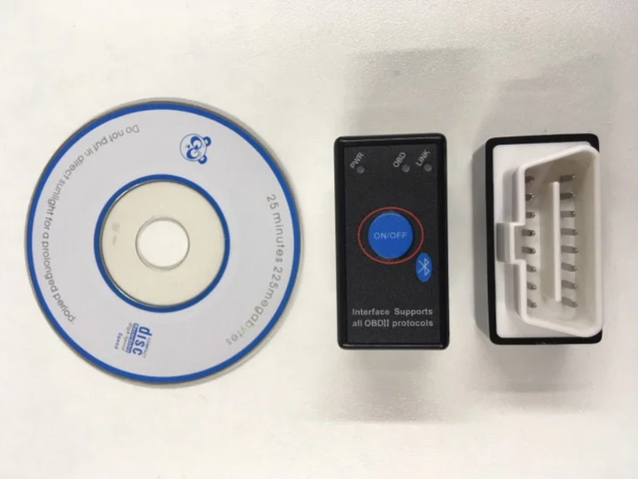 Автомобільний сканер ошибок с поддержкой Bluetooth V1.5 OBD2 ELM327 - изображение 5