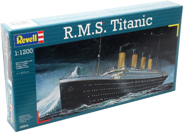 Складана модель-копія Revell Корабель Титанік рівень 3 масштаб 1:1200 (RVL-05804) - зображення 2
