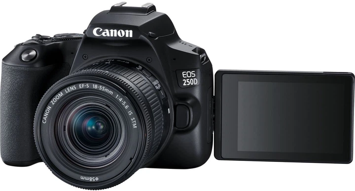 Фотоапарат Canon EOS 250D 18-55 IS Black (3458C003AA) купити на