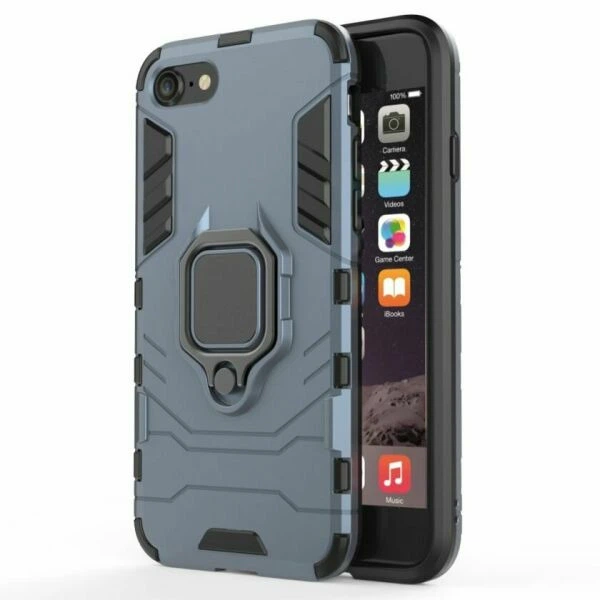 Захисний чохол Deexe Hybrid Case для Apple iPhone SE 2 / 3 (2020 / 2022) / iPhone 8 / iPhone 7 - Blue - зображення 3