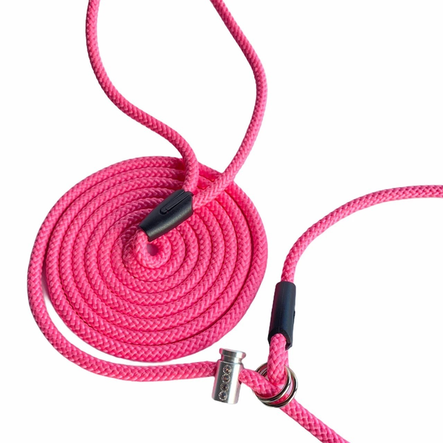 Поводок контроллер DogWalking 2,5 м 7 мм фламинго Swarovski от продавца ...