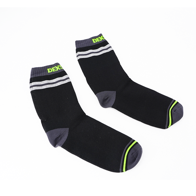 Термоноски мужские демисезонные DexShell Pro visibility Cycling DS648GRYS S (36-38) Черные - Фото 2 Термоноски мужские демисезонные DexShell Pro visibility Cycling DS648GRYS S (36-38) Черные - изображение 2