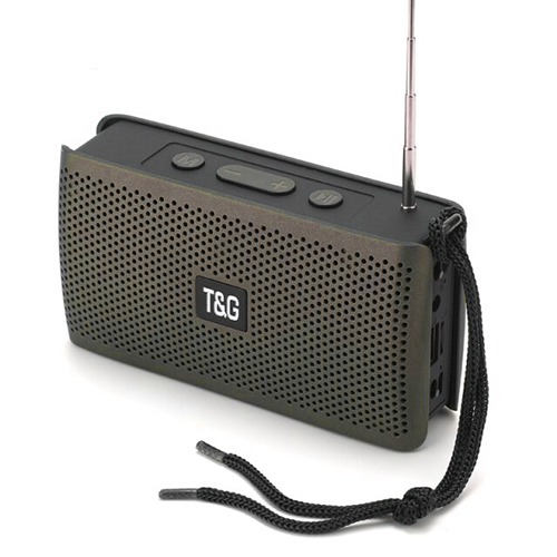 Портативная колонка TG282, Bluetooth, радио, speakerphone, черно-коричневый - Фото 1 Портативная колонка TG282, Bluetooth, радио, speakerphone, черно-коричневый - изображение 1