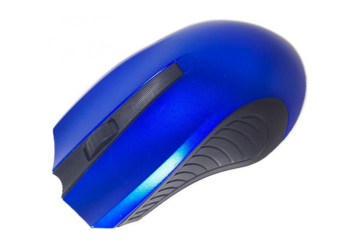 Мышка беспроводная оптическая Zeus M-220 Blue - изображение 2