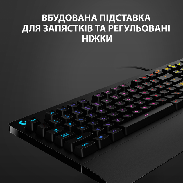 Клавіатура дротова Logitech G213 Prodigy Gaming Keyboard USB UKR (920-010740) - зображення 4