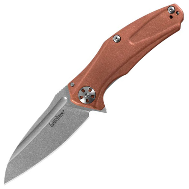 Нож складной Kershaw Natrix Copper (длина: 162мм, лезвие: 70мм), медный - изображение 1