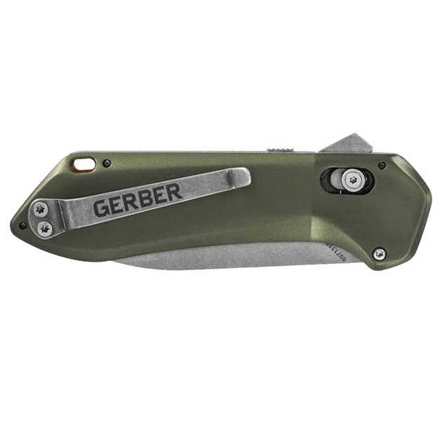 Нож складной Gerber Highbrow (длина: 175мм, лезвие: 71мм), зеленый - изображение 2
