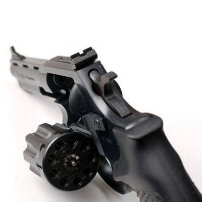 Револьвер флобера Alfa 441 4". Рукоять №7. Материал рукояти - пластик (1431.00.15) - изображение 1