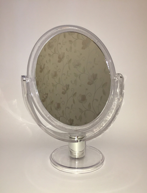 Зеркало двустороннее косметическое настольное Beauty LUXURY M-01 ...