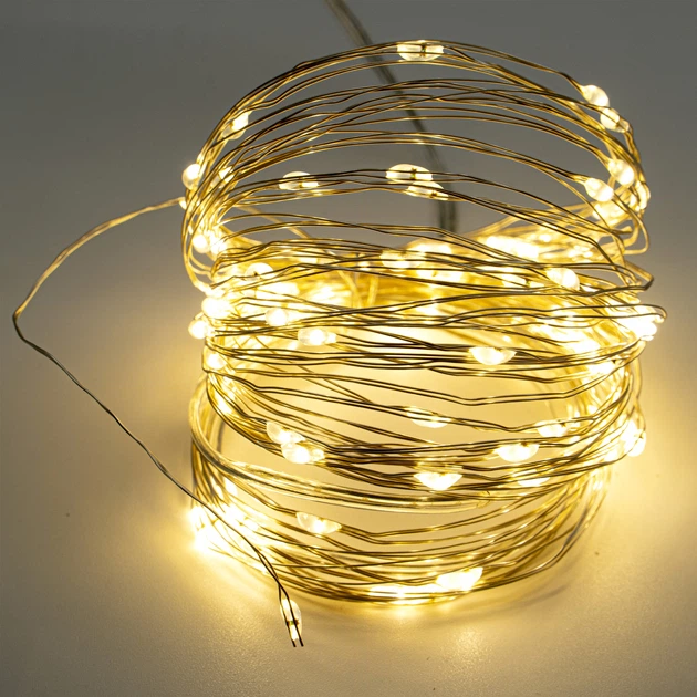 Декоративная гирлянда BERGER 2103-U-100 Warm 100 LED Теплый 10 м 1 ...