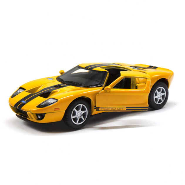 Детская модель машинки Ford GT 2006 Kinsmart KT5092W инерционная, 1:36 Yellow - Фото 1 Детская модель машинки Ford GT 2006 Kinsmart KT5092W инерционная, 1:36 Yellow - изображение 1
