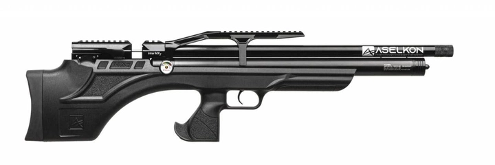 1003767 Пневматична редукторна PCP гвинтівка Aselkon MX7 Black - зображення 1