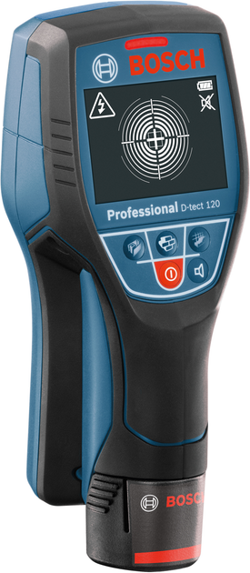 Детектор прихованої проводки та металу Bosch Professional D-tect 120 в L-Boxx (0601081301) - зображення 2