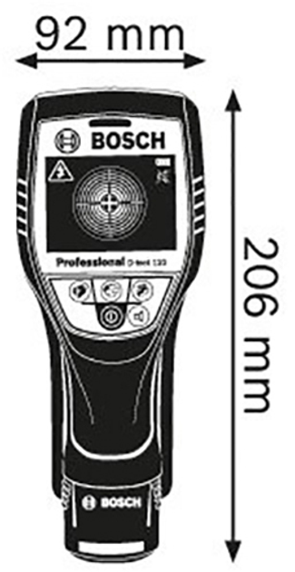 Детектор прихованої проводки та металу Bosch Professional D-tect 120 в L-Boxx (0601081301) - зображення 6