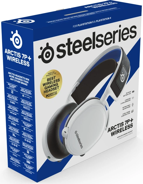 新品•未開封 7P+」徹底レビュー 最新ワイヤレスヘッドセット「Arctis SteelSeries Wireless 7P+ Arctis SteelSeries ヘッドホン