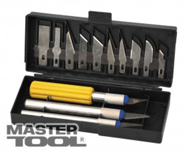 MasterTool Ножі-скальпелі набір 13 шт., Арт.: 17-1013 - зображення 1